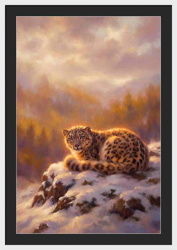 Snow Leopard Serenity