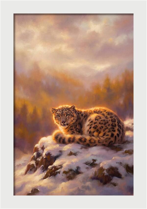 Snow Leopard Serenity