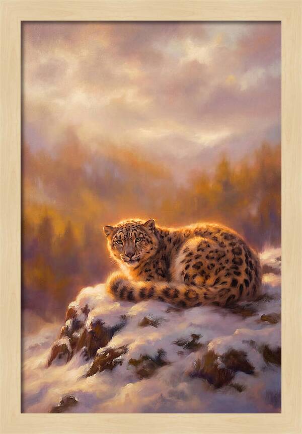 Snow Leopard Serenity