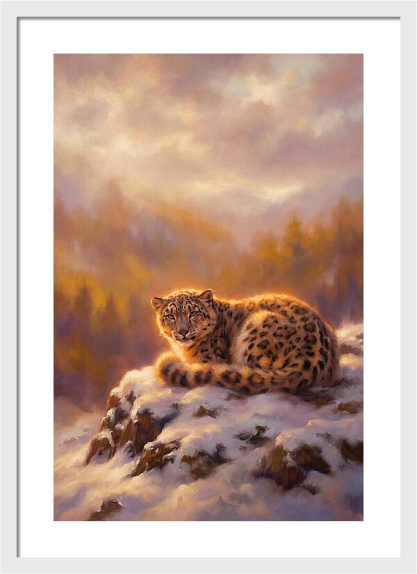 Snow Leopard Serenity