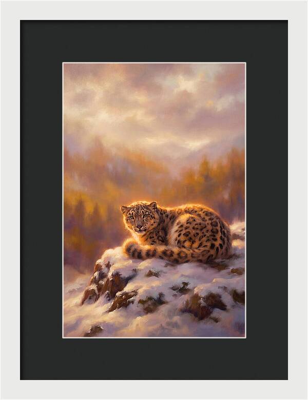 Snow Leopard Serenity