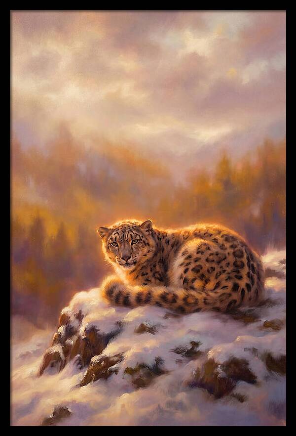 Snow Leopard Serenity