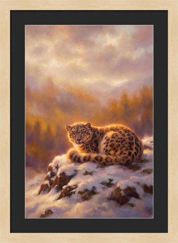 Snow Leopard Serenity