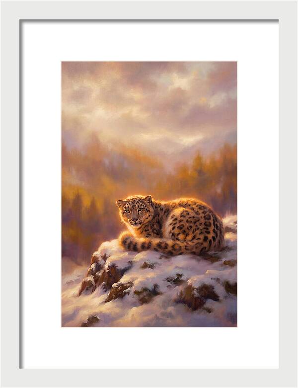 Snow Leopard Serenity