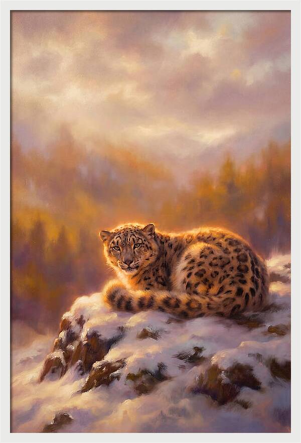 Snow Leopard Serenity