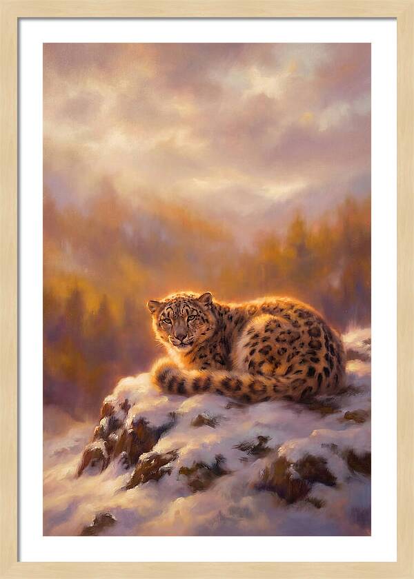 Snow Leopard Serenity