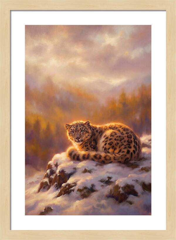 Snow Leopard Serenity