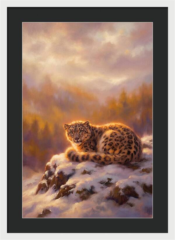 Snow Leopard Serenity