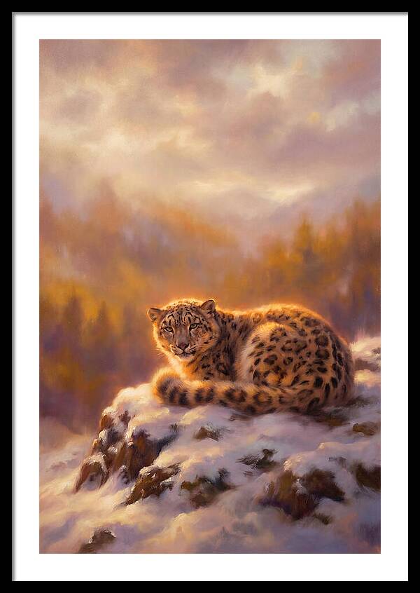 Snow Leopard Serenity