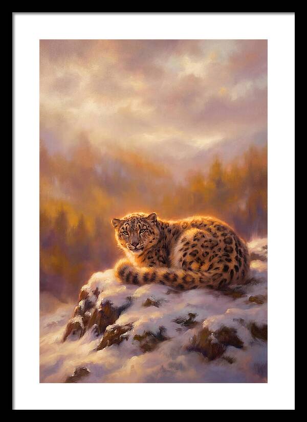 Snow Leopard Serenity