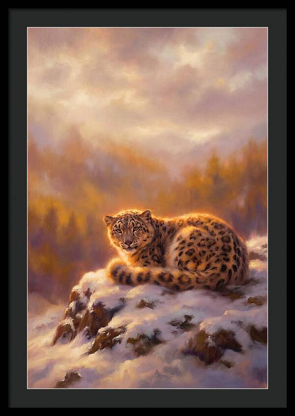 Snow Leopard Serenity