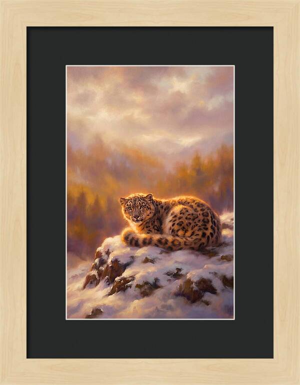 Snow Leopard Serenity