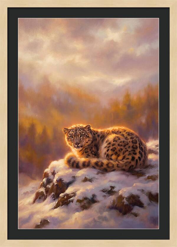 Snow Leopard Serenity