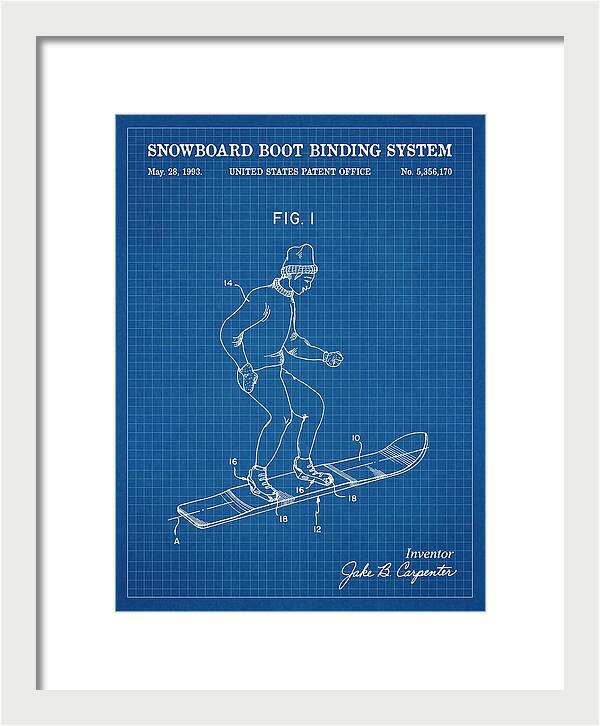 Snowboard Boot Binding System Burton Blueprint Patent Us5356170a