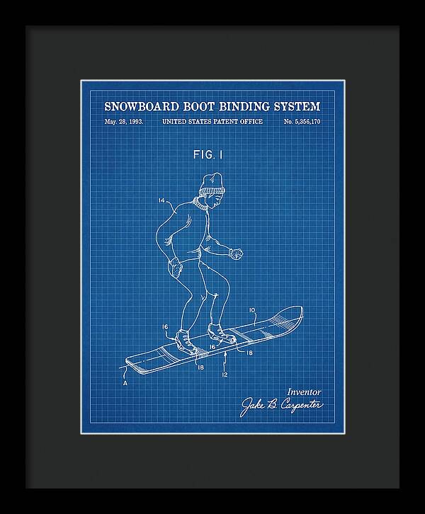 Snowboard Boot Binding System Burton Blueprint Patent Us5356170a