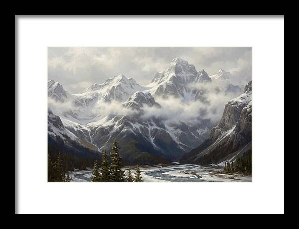 Snowcapped Mountain Majesty