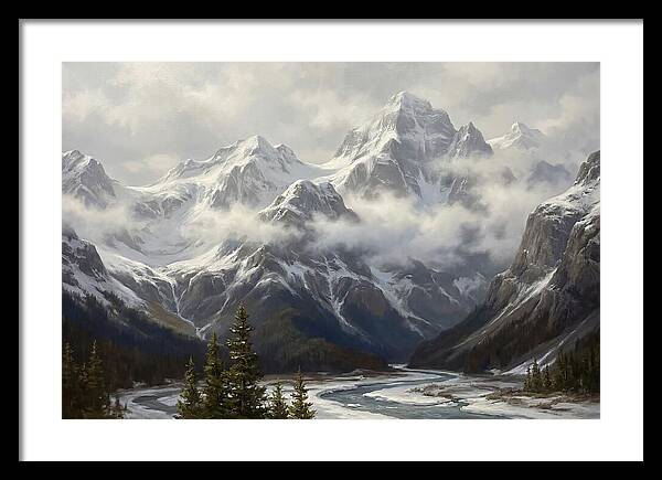 Snowcapped Mountain Majesty