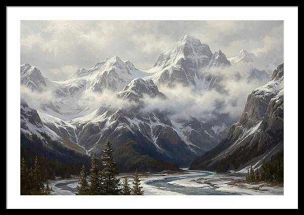 Snowcapped Mountain Majesty