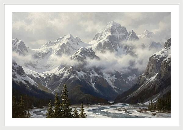 Snowcapped Mountain Majesty