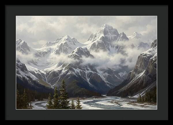 Snowcapped Mountain Majesty