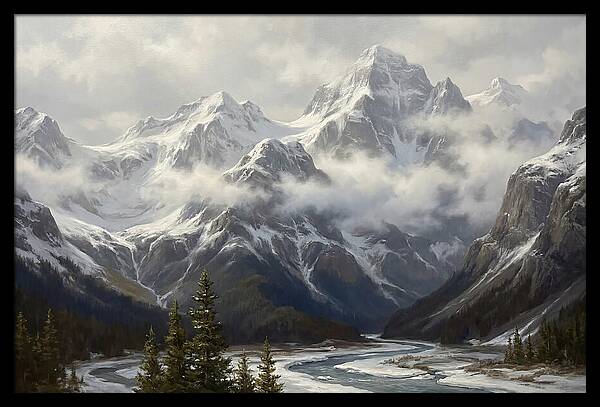 Snowcapped Mountain Majesty