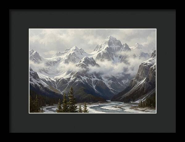 Snowcapped Mountain Majesty