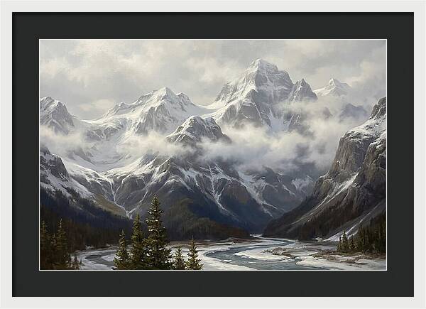 Snowcapped Mountain Majesty