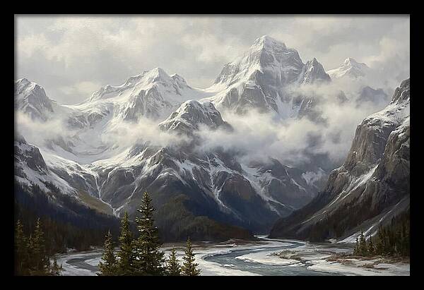 Snowcapped Mountain Majesty