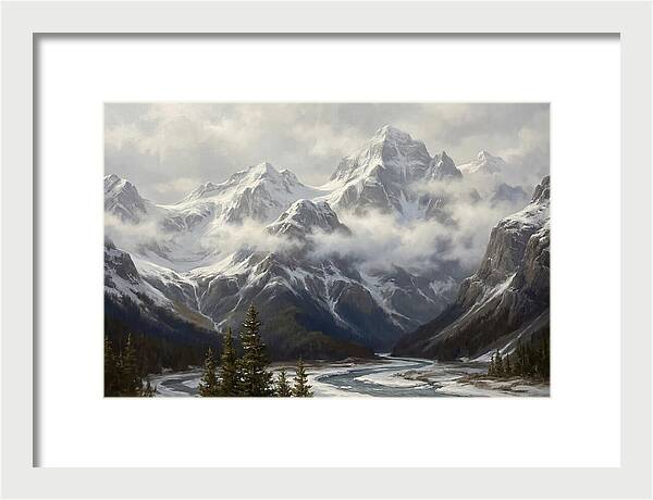 Snowcapped Mountain Majesty