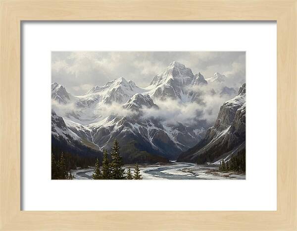 Snowcapped Mountain Majesty