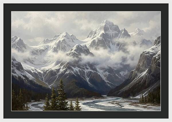 Snowcapped Mountain Majesty