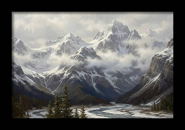 Snowcapped Mountain Majesty