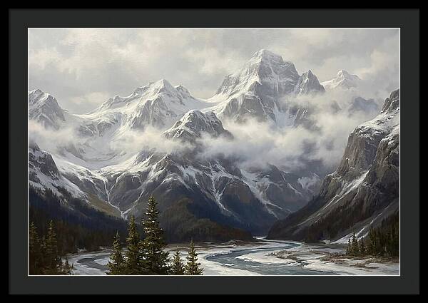 Snowcapped Mountain Majesty