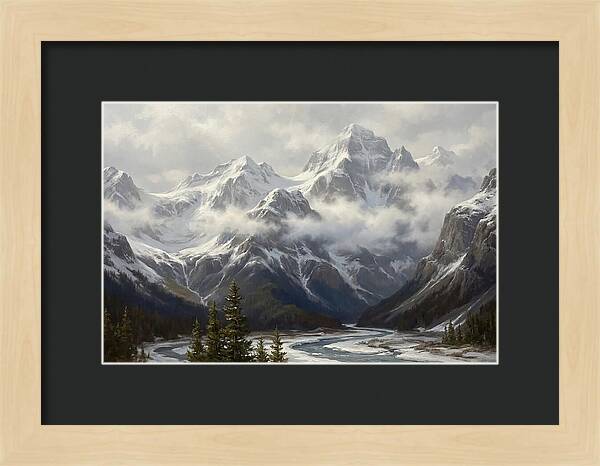 Snowcapped Mountain Majesty