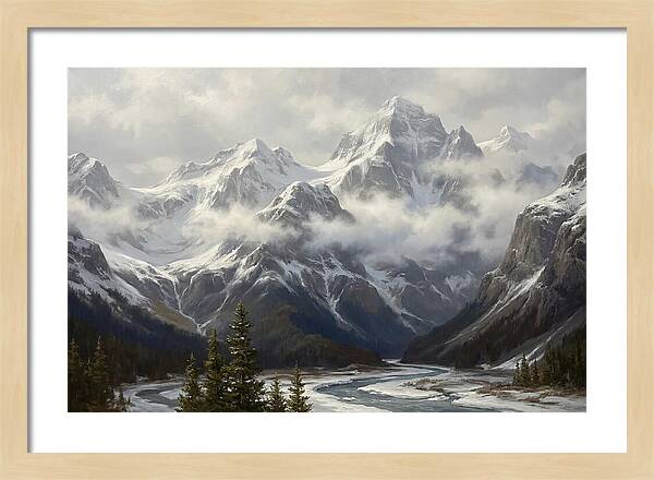 Snowcapped Mountain Majesty