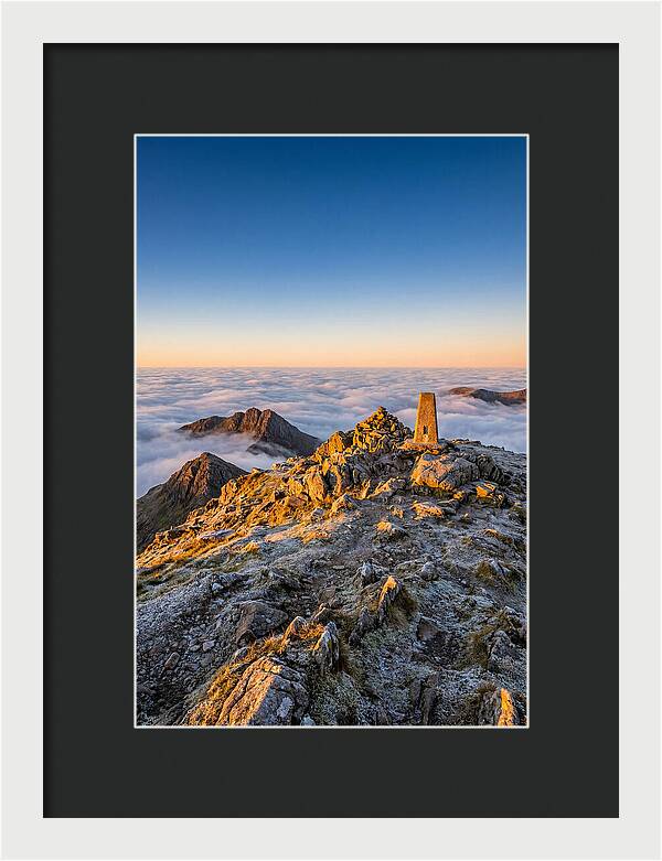 Snowdon Summit At Sunrise