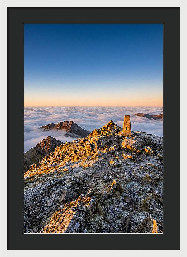 Snowdon Summit At Sunrise
