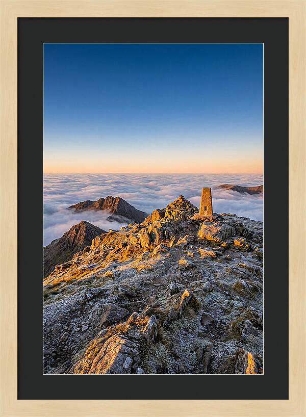 Snowdon Summit At Sunrise