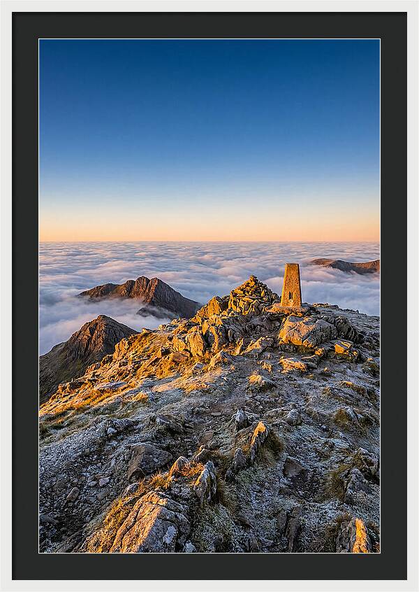 Snowdon Summit At Sunrise