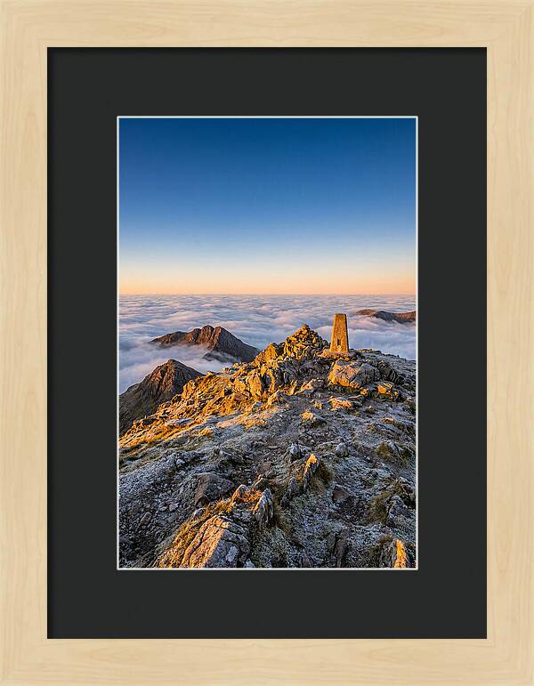 Snowdon Summit At Sunrise