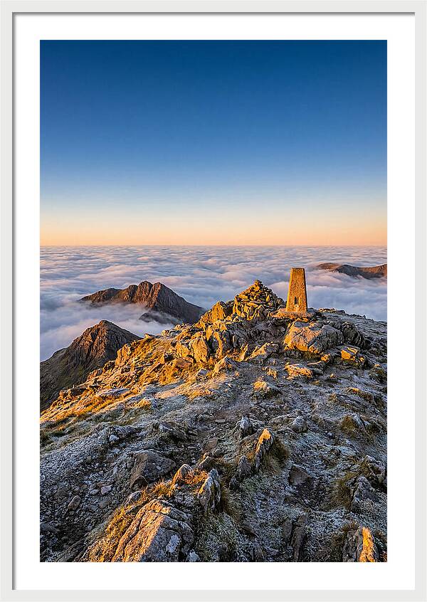Snowdon Summit At Sunrise