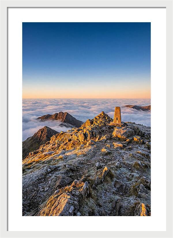 Snowdon Summit At Sunrise
