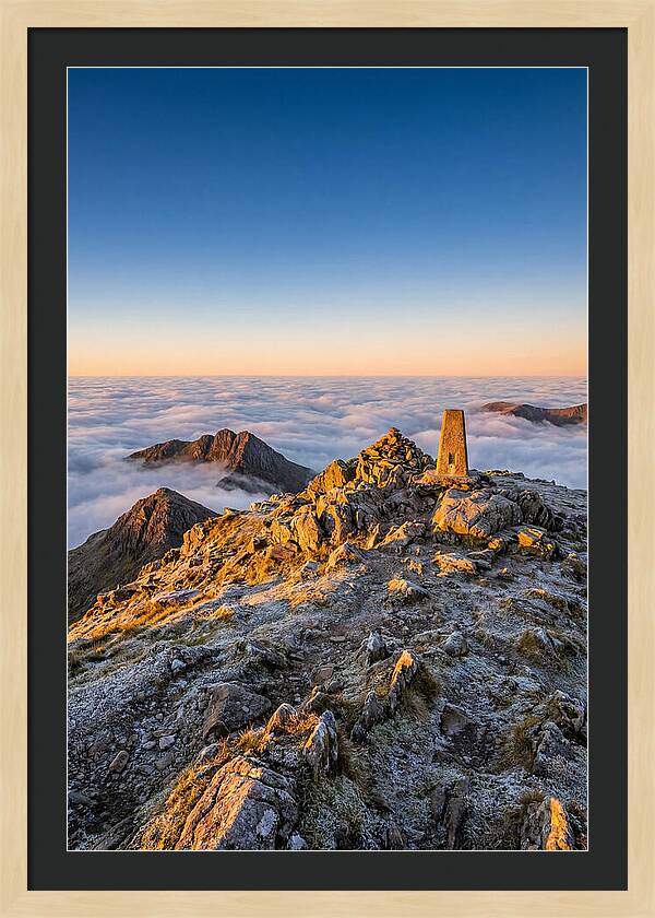 Snowdon Summit At Sunrise