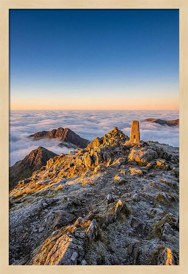 Snowdon Summit At Sunrise