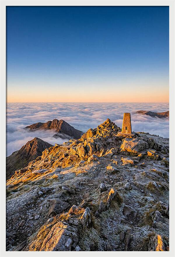 Snowdon Summit At Sunrise