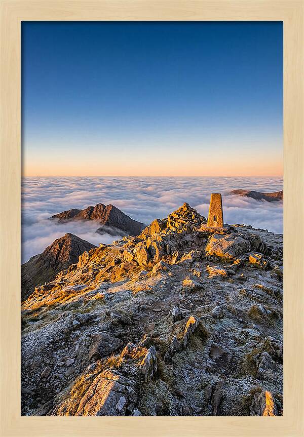 Snowdon Summit At Sunrise