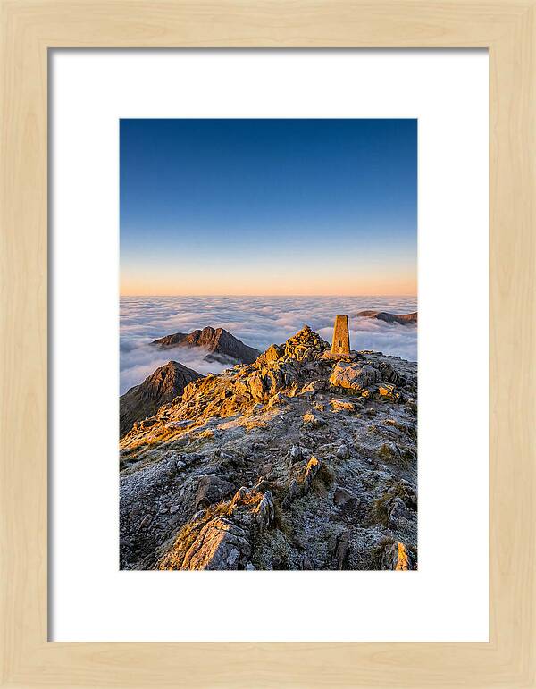 Snowdon Summit At Sunrise