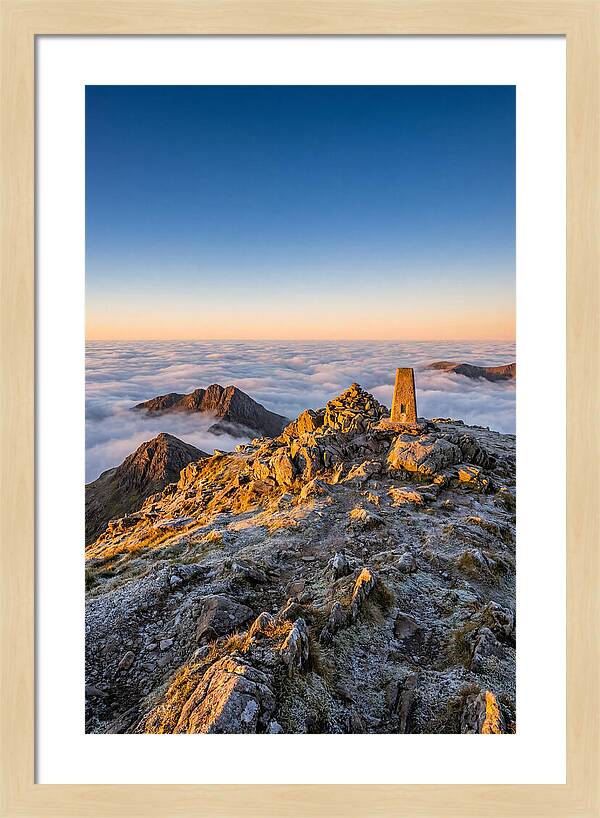Snowdon Summit At Sunrise