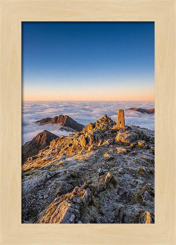 Snowdon Summit At Sunrise