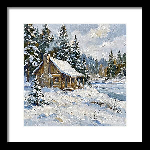 Snowy Cabin Retreat